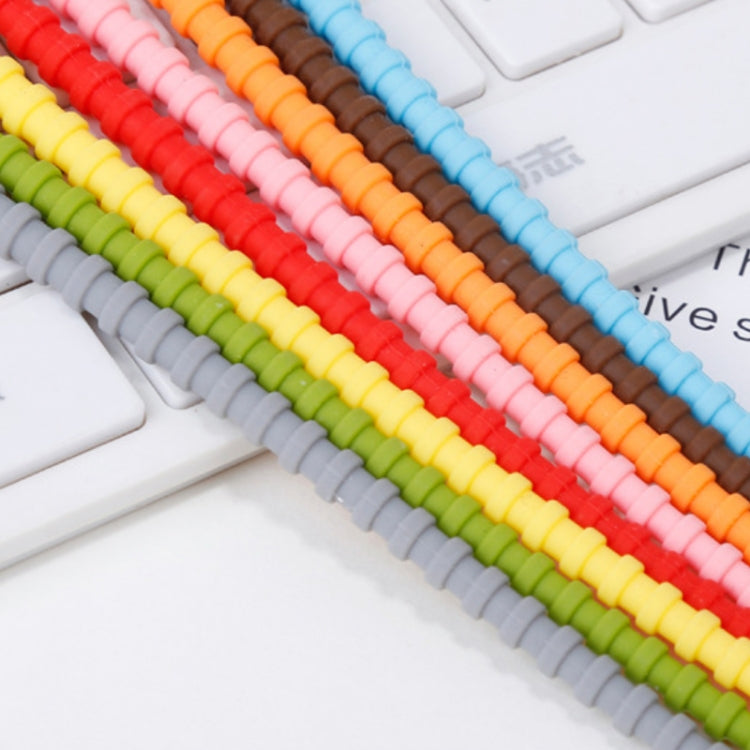 20 PCS Silicone Data Cable Storage Strap Cable Organizer(Orange) - Cable Organizer by PMC TechLife | Online Shopping South Africa | PMC TechLife