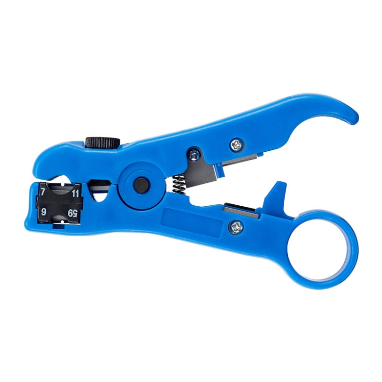 Electrician Multifunctional Coaxial Cable Stripper(Blue PE Bag) - Lan Cable and Tools by PMC TechLife | Online Shopping South Africa | PMC TechLife