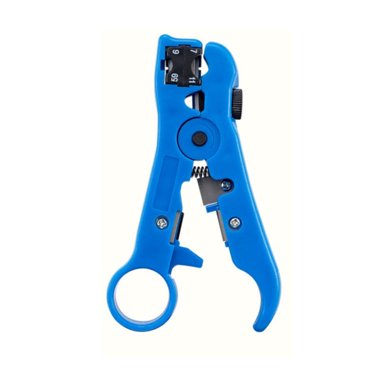 Electrician Multifunctional Coaxial Cable Stripper(Blue PE Bag) - Lan Cable and Tools by PMC TechLife | Online Shopping South Africa | PMC TechLife