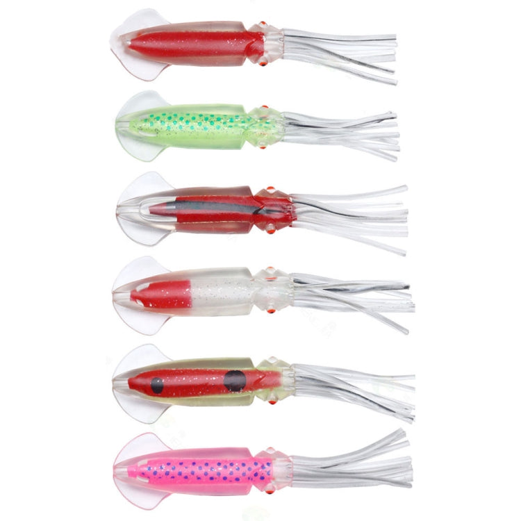 6 PCS / Bag HENGJIA SO1516 12cm / 15cm Colorful Octopus Fake Bait(12cm) - free shipping - PMC TechLife - Order now!