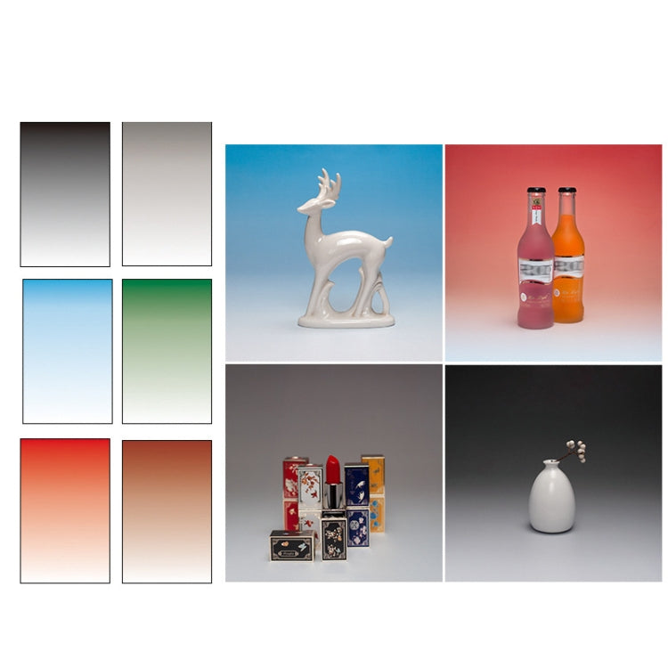 54 x 83cm Gradient Morandi Double-sided Film Photo Props Background Paper(Deep Gray / Light Gray) - Gradient Color by PMC TechLife | Online Shopping South Africa | PMC TechLife