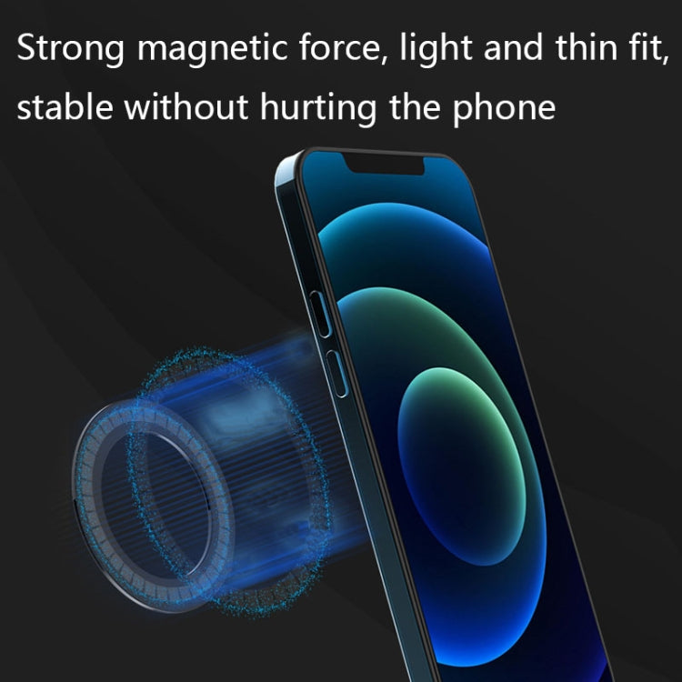 2 PCS T12 Stripe Pattern Magnetic Suction Wireless Charger Magnetic Sheet(Black) - Hand-Sticking Bracket by PMC TechLife | Online Shopping South Africa | PMC TechLife