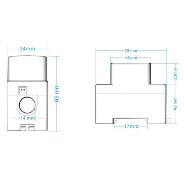 Peacefair PZEM-008 4 In 1 Multifunctional AC Digital Display Rail Monitor - free shipping - PMC TechLife - Order now!