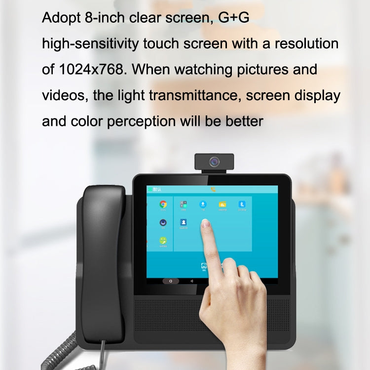 S09 8 Inch HD Audio And Video Conference 6 SIP Line PSP Line PSTN/VOIP IP Business Office Phone - Smart Rings / Smart Telephones by PMC TechLife | Online Shopping South Africa | PMC TechLife