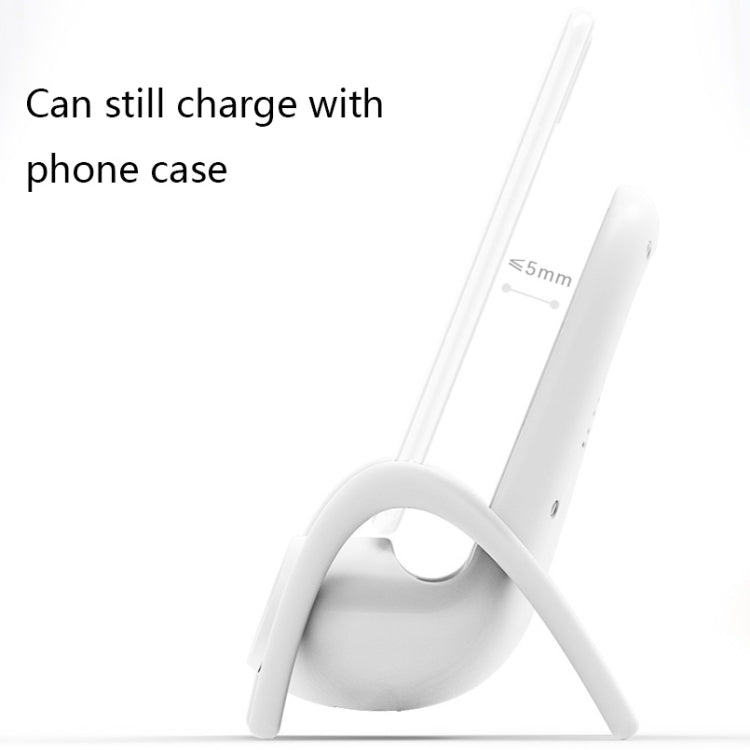 JP-wxc Chair Shape Wireless Charger with Amplifier Function(Black) - Wireless Charger by PMC TechLife | Online Shopping South Africa | PMC TechLife
