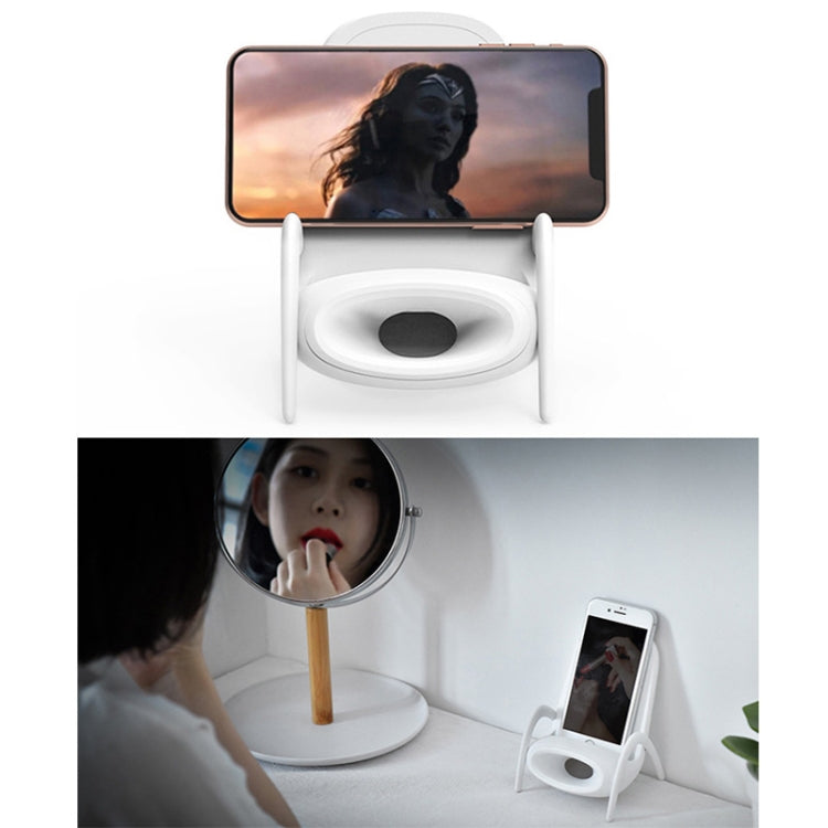 JP-wxc Chair Shape Wireless Charger with Amplifier Function(Black) - Wireless Charger by PMC TechLife | Online Shopping South Africa | PMC TechLife