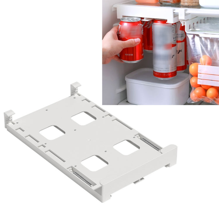 Refrigerator Beverage Beer Can Hanging Storage Rack(White) - Shelf by PMC TechLife | Online Shopping South Africa | PMC TechLife