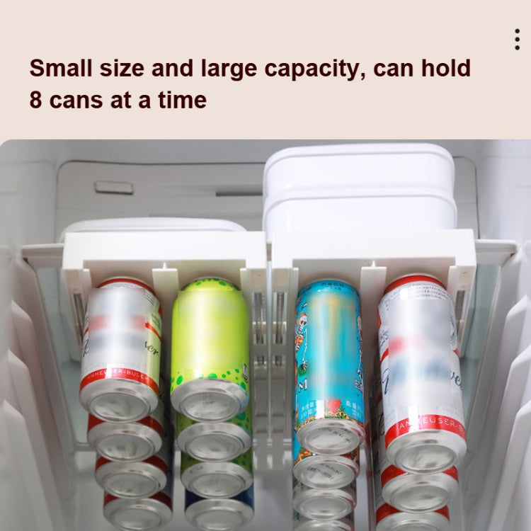 Refrigerator Beverage Beer Can Hanging Storage Rack(White) - Shelf by PMC TechLife | Online Shopping South Africa | PMC TechLife