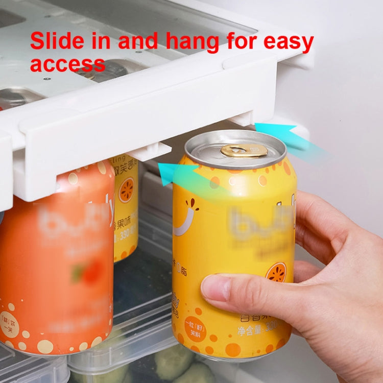 Refrigerator Beverage Beer Can Hanging Storage Rack(White) - Shelf by PMC TechLife | Online Shopping South Africa | PMC TechLife