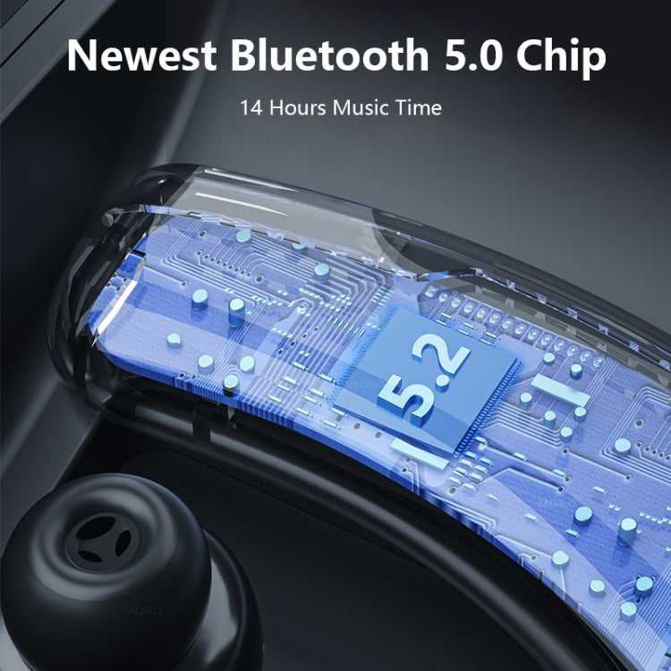 V9S Bluetooth Headset Noise Cancelling Headphones With LED Display(Black Single Ear) - Bluetooth Earphone by PMC TechLife | Online Shopping South Africa | PMC TechLife