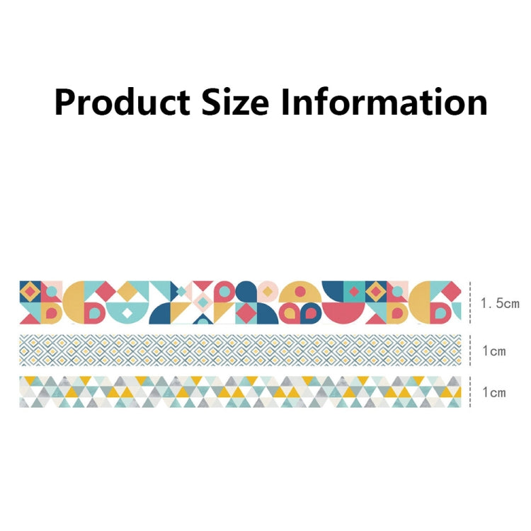 3 Sets/9 Rolls 4585 3m Paper Bronzing Hand Account Tape Set(Blues) - Tape & Solid glue by PMC TechLife | Online Shopping South Africa | PMC TechLife