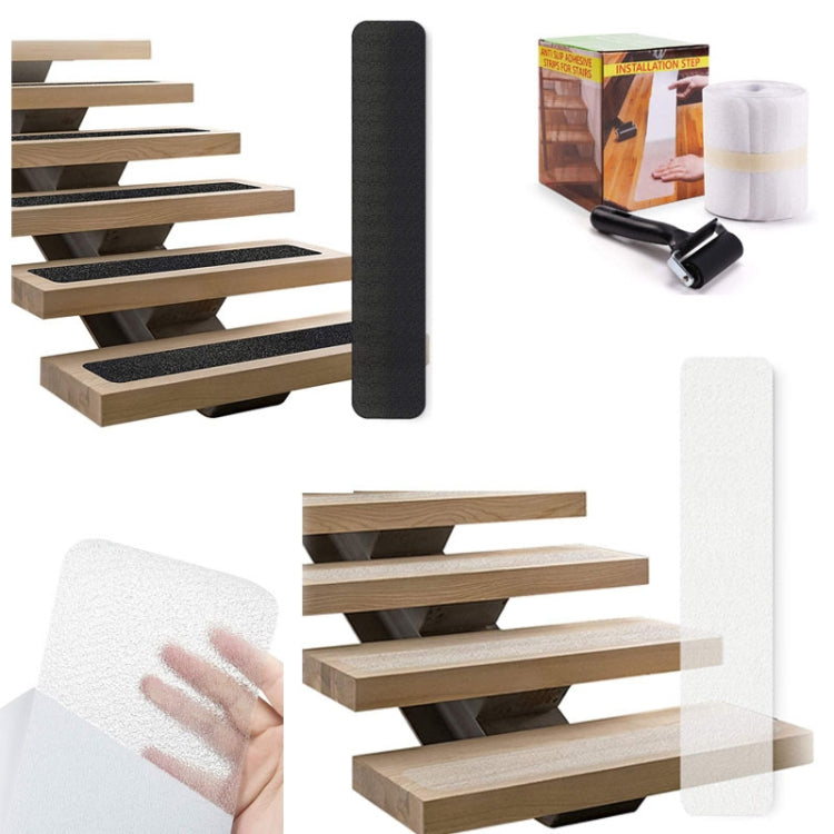 15 PCS PEVA  Rubber Non-marking Step Non-slip Tape,Size:  10 x 60cm(Gravel Black) - Adhesives & Sealers by PMC TechLife | Online Shopping South Africa | PMC TechLife