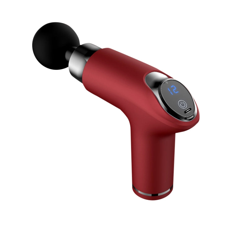 PS818 Variable Speed Vibrating Mini Muscle Fascia Relax Massager, Specification: 12 Gear (Red) - Massage gun & Accessories by PMC TechLife | Online Shopping South Africa | PMC TechLife | Buy Now Pay Later Mobicred