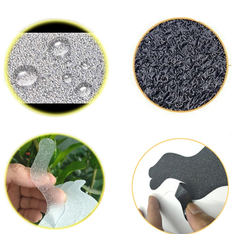 24pcs /Bag Wavy Shaped Gravel Pattern Bathtub Non-Slip Sticker, Specification: 1.3 x 18cm(Transparent) - Adhesives & Sealers by PMC TechLife | Online Shopping South Africa | PMC TechLife