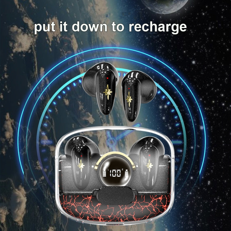 TWS Wireless Bluetooth Headset In-ear Space Capsule Gaming Headset(Transparent White) - TWS Earphone by PMC TechLife | Online Shopping South Africa | PMC TechLife