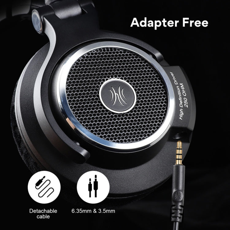 OneOdio M80 Open Three-band Balanced Monitor Mixer Studio DJ HIFI Wired Headset, Cable Length: 3m(Black) - free shipping - PMC TechLife - Order now!