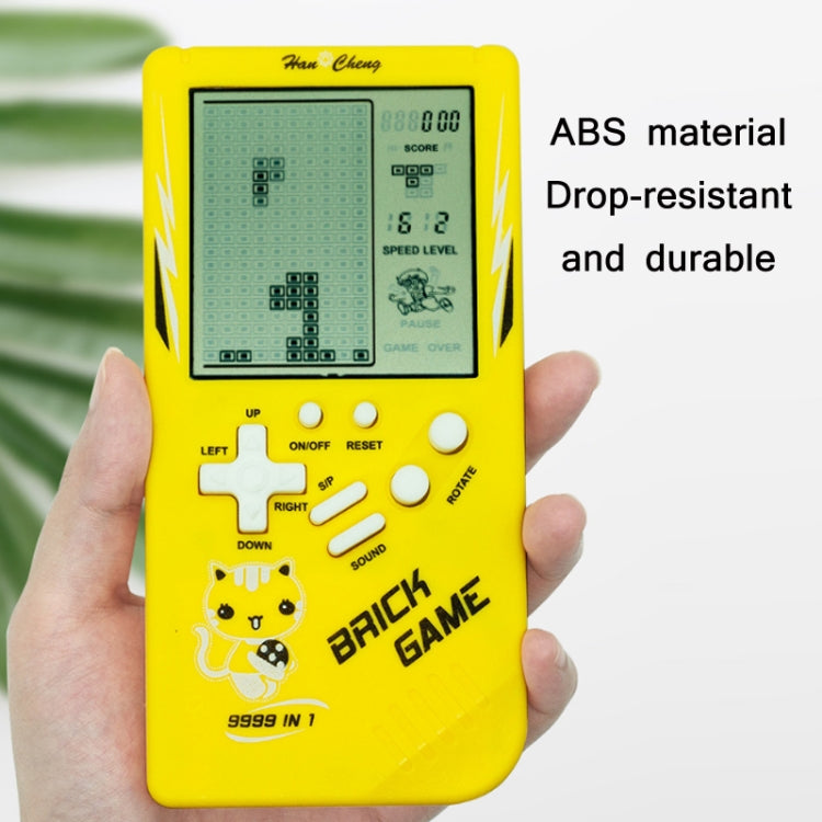 Large Screen Retro Children Handheld Game Console(Yellow) - Pocket Console by PMC TechLife | Online Shopping South Africa | PMC TechLife