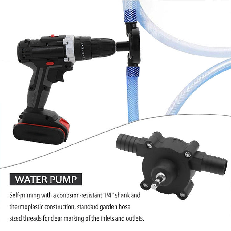 Home Small Flashlight Drill Pump Convenient DC Pumping Machine - Pumps by PMC TechLife | Online Shopping South Africa | PMC TechLife