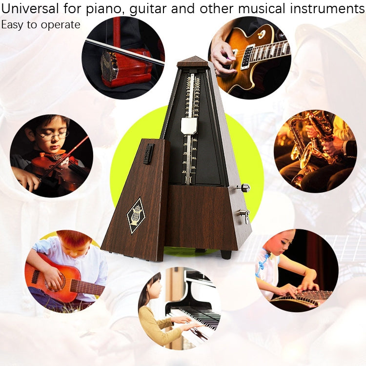 FRIEND Tower Mechanical Terrace Piano Guitar Violin Universal Rhythm Instrument(Tower Mahogany Color) - Stringed Instruments by PMC TechLife | Online Shopping South Africa | PMC TechLife