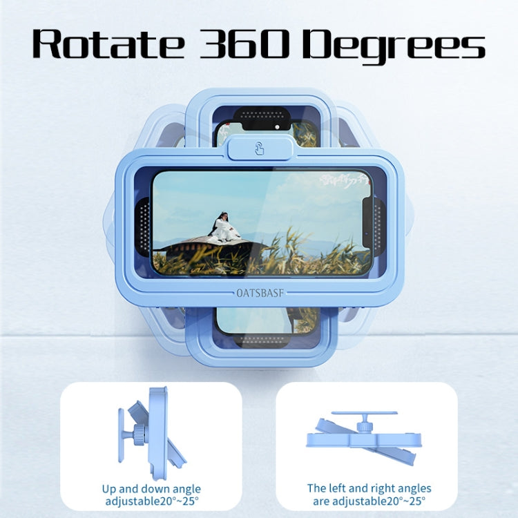 Oatsbasf  Bathroom Waterproof Phone Case Holder Shower Phone Box Wall Mount Phone Holder(White) - free shipping - PMC TechLife - Order now!