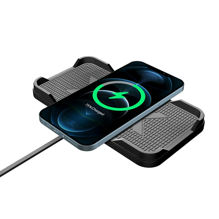 POLMXS C12 Car Anti-Slip Wireless Charger - Wireless Charging Pads by POLMXS | Online Shopping South Africa | PMC TechLife | Buy Now Pay Later Mobicred