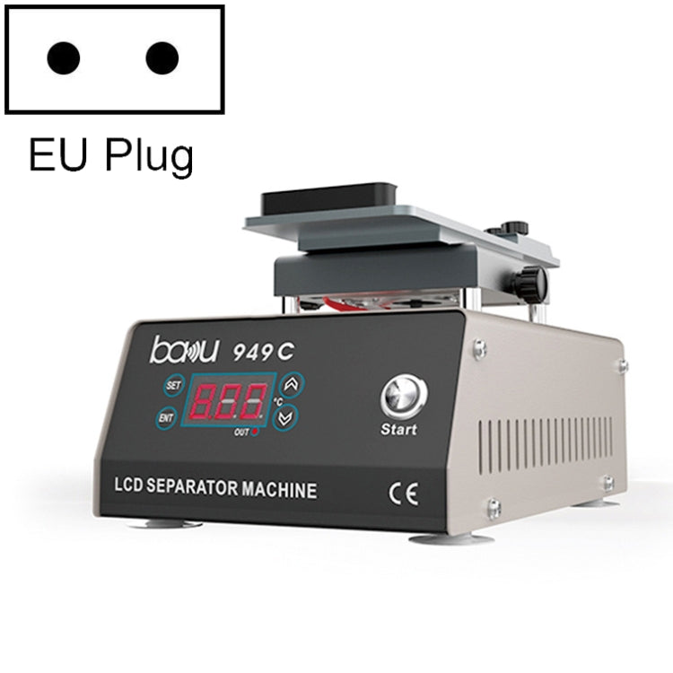 BAKU BA949C Heated 360-degree Rotating Fast LCD Screen Splitter(EU Plug 220V) - free shipping - PMC TechLife - Order now!