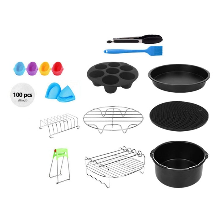 13 PCS/Set 8 inch Air Fryer Baking Accessories Set - Cooktop Parts by PMC TechLife | Online Shopping South Africa | PMC TechLife | Buy Now Pay Later Mobicred