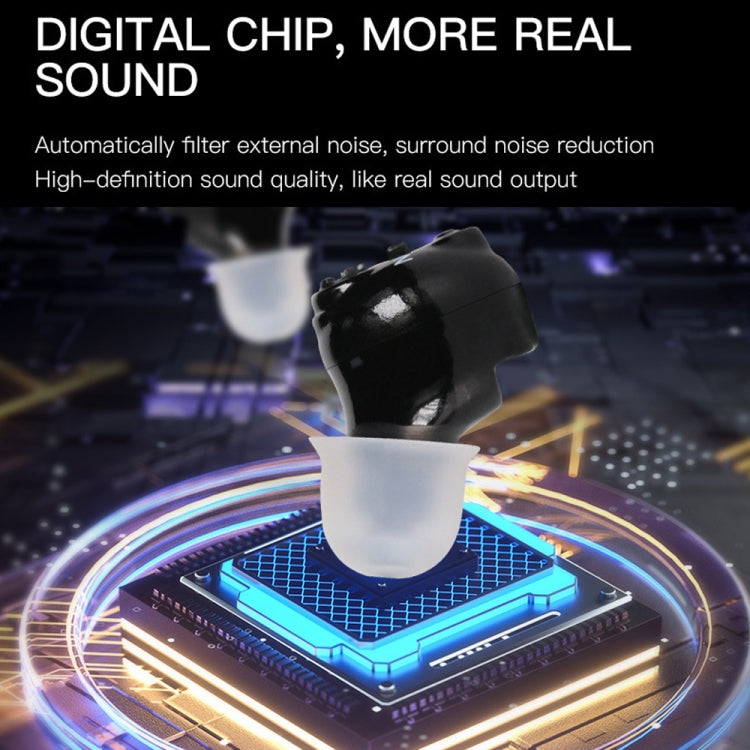 Magnetic Charge Dual-unit Sound Collector, Specification: EU Plug(Black) - Hearing Aids by PMC TechLife | Online Shopping South Africa | PMC TechLife