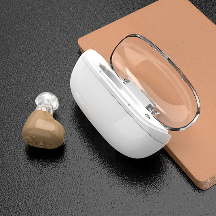Elderly Sound Amplifier Portable Ear Canal Rechargeable Hearing Aid, Specification: US Plug(Skin Color) - Hearing Aids by PMC TechLife | Online Shopping South Africa | PMC TechLife