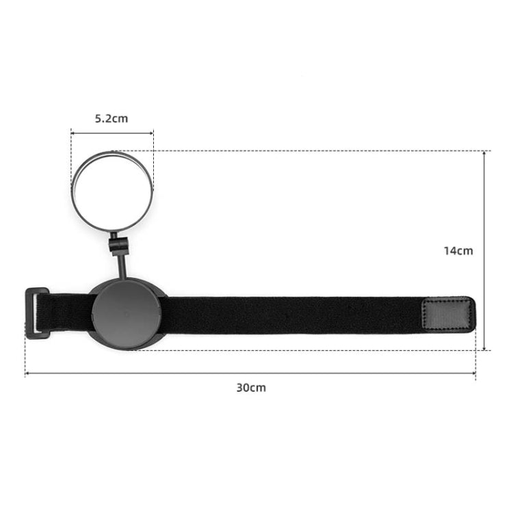 Bicycle Rearview Mirror With Wristband 360 Degree Rotating Mirror - free shipping - PMC TechLife - Order now!