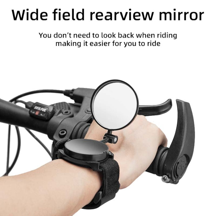 Bicycle Rearview Mirror With Wristband 360 Degree Rotating Mirror - free shipping - PMC TechLife - Order now!