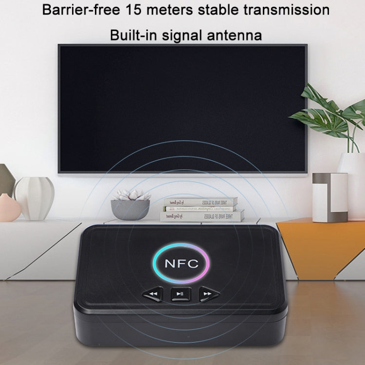 Bluetooth 5.0 AUX Interface Car NFC Audio Receiver - Audio Receiver Transmitter by PMC TechLife | Online Shopping South Africa | PMC TechLife