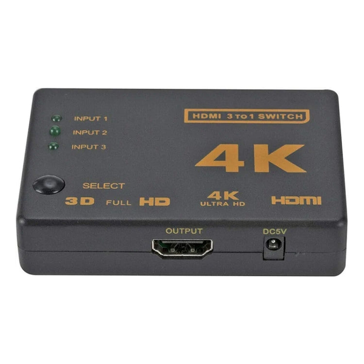 5 PCS/Set 4K 3 into 1 out HDMI Switcher With Remote Control - Switch by PMC TechLife | Online Shopping South Africa | PMC TechLife | Buy Now Pay Later Mobicred