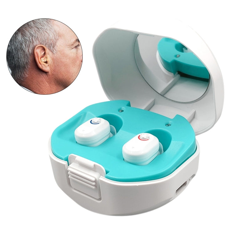 TWS On-Ear Sound Amplifier Hearing Aid with Charging Compartment(White) - free shipping - PMC TechLife - Order now!