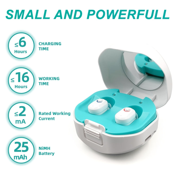 TWS On-Ear Sound Amplifier Hearing Aid with Charging Compartment(Skin Color) - free shipping - PMC TechLife - Order now!