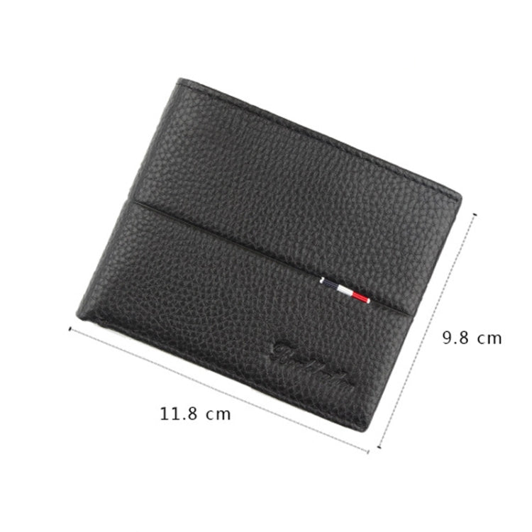 Baweisi A-6598-1 Men Casual Short RFID Wallet Multifunctional Card Holder - Antimagnetic RFID Package by Baweisi | Online Shopping South Africa | PMC TechLife | Buy Now Pay Later Mobicred