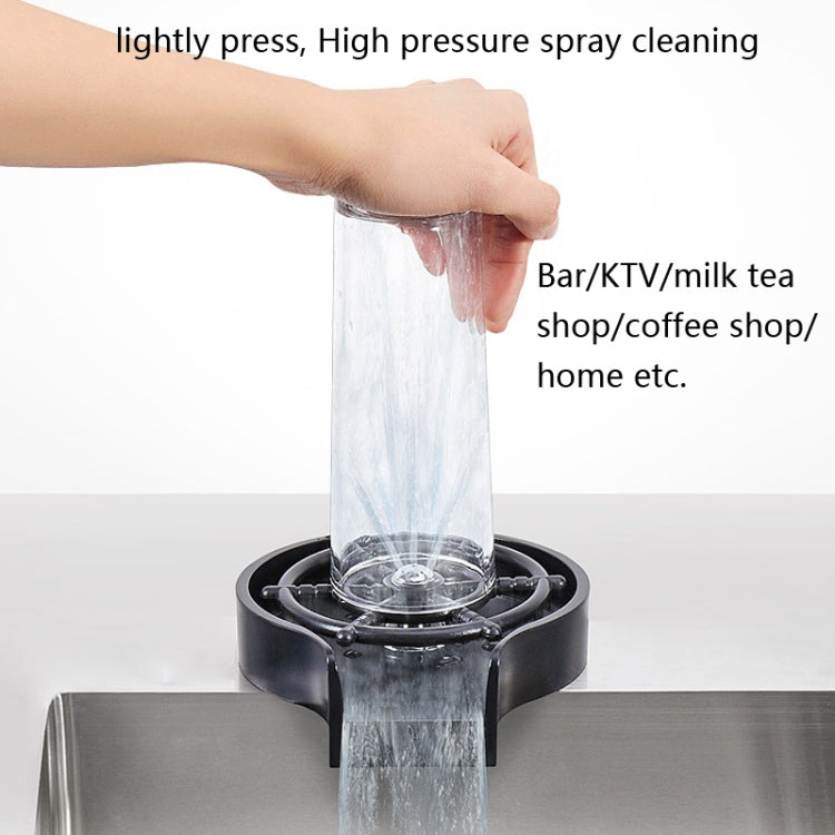 Automatic Faucet High Pressure Spray Washer, Style: Black+Soft Hose+G1/2 Three-way - Faucets & Accessories by PMC TechLife | Online Shopping South Africa | PMC TechLife
