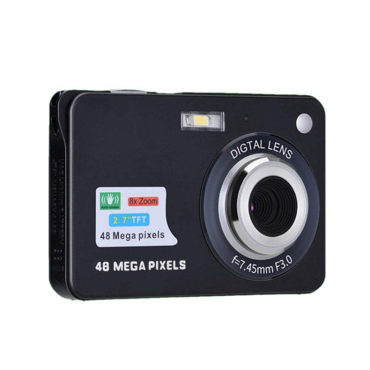 K09 48 Million Pixel CCD HD Digital Camera Retro Self-Portrait Video Camera(Black) - Video Cameras by null | Online Shopping South Africa | PMC TechLife | Buy Now Pay Later Mobicred