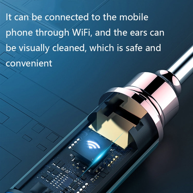 TES02 WIFI High-definition Intelligent Visual Ear Scoop(Ink Green) - Ear Care Tools by PMC TechLife | Online Shopping South Africa | PMC TechLife