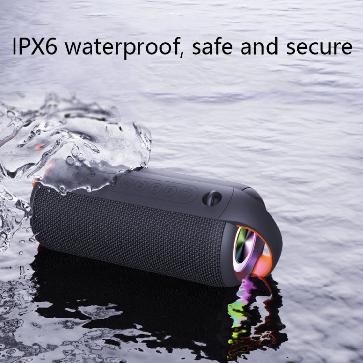 HY01 20W Outdoor Waterproof Stereo Sound Bluetooth Speaker(Black) - Waterproof Speaker by PMC TechLife | Online Shopping South Africa | PMC TechLife