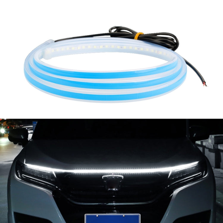 Car LED Streamer Decorative Hood Atmosphere Lights, Style: Monochrome White Light(1.8m) - Decorative Lights by PMC TechLife | Online Shopping South Africa | PMC TechLife