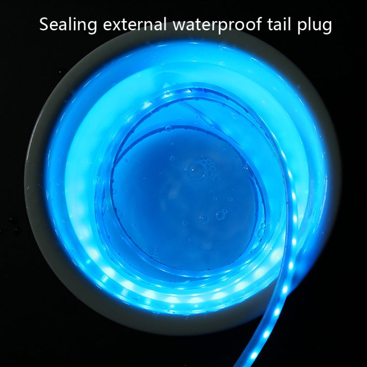 Car LED Streamer Decorative Hood Atmosphere Lights, Style: Monochrome Ice Blue Light(1.5m) - Decorative Lights by PMC TechLife | Online Shopping South Africa | PMC TechLife