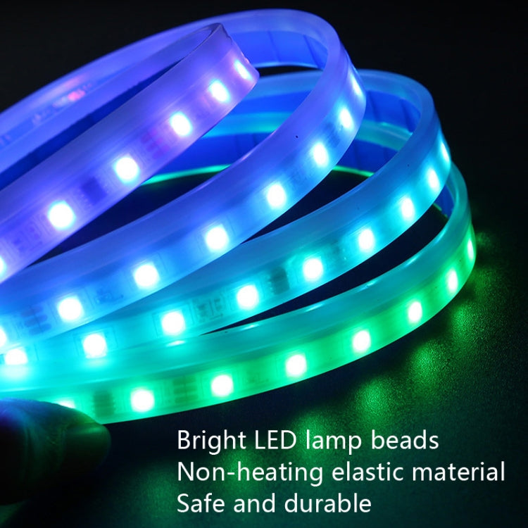 Car LED Streamer Decorative Hood Atmosphere Lights, Style: Monochrome Ice Blue Light(1.5m) - Decorative Lights by PMC TechLife | Online Shopping South Africa | PMC TechLife