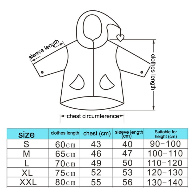 Large Hat Brim Cartoon Print Children Raincoat with Schoolbag Seat, Size: M(Pink) - Raincoats by PMC TechLife | Online Shopping South Africa | PMC TechLife
