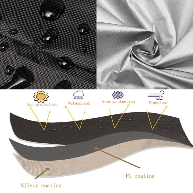 Oxford Cloth Pet Cage Cover Outdoor Furniture Dustproof Rainproof Sunscreen Cover, Size: 124.5x79x84cm(Grey) - Dust Covers by PMC TechLife | Online Shopping South Africa | PMC TechLife