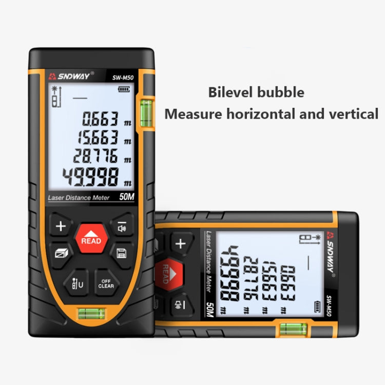 SNDWAY SW-M70 Laser Distance Meter Infrared Measuring Instrument, Distance: 70m - free shipping - PMC TechLife - Order now!