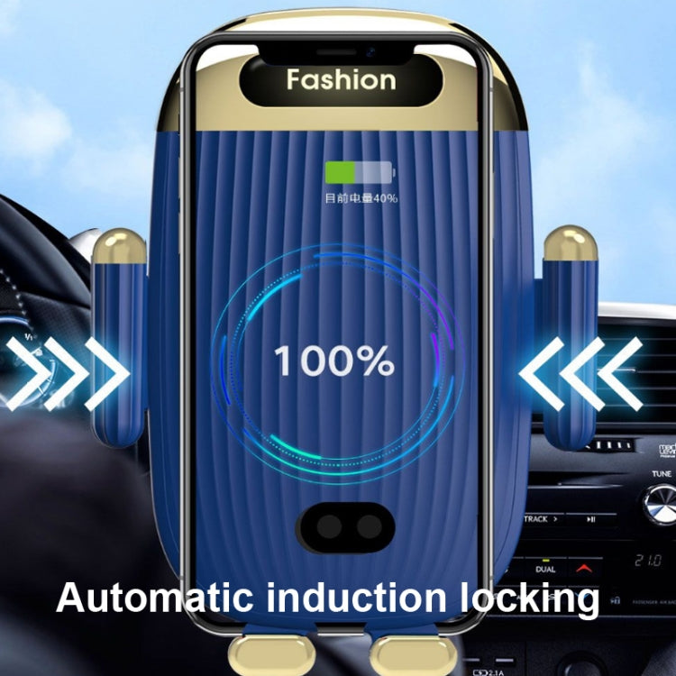 S18 15W Car Wireless Charger Phone Holder, Color: Black With Suction Cup Bracket - free shipping - PMC TechLife - Order now!