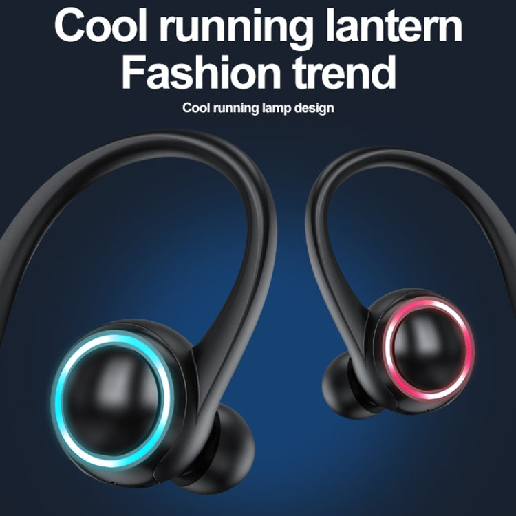 A1S Bluetooth Earphone Hanging Ear Incorporation True Sound Sports Single Ear Headset(White) - Bluetooth Earphone by PMC TechLife | Online Shopping South Africa | PMC TechLife
