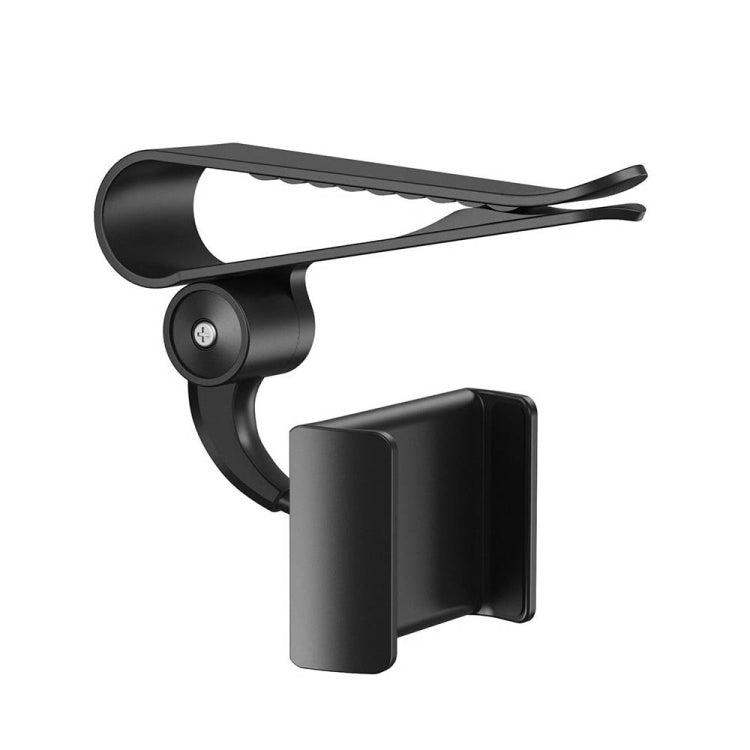 2 PCS Car Sun Visor Bracket Car Mobile Phone Buckle Holder(Black) - Car Holders by PMC TechLife | Online Shopping South Africa | PMC TechLife