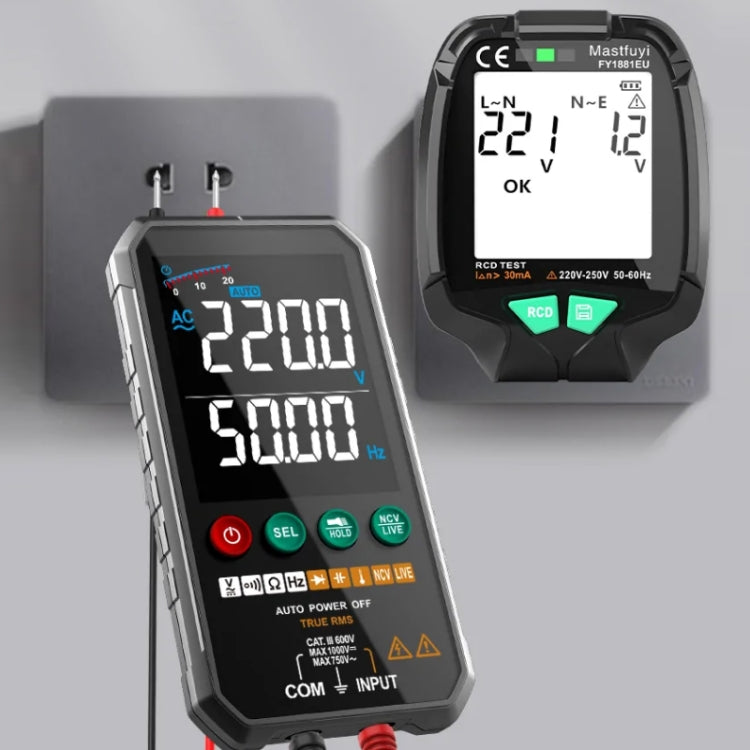 FUYI FY1881 High Precision Power Polarity Phase Socket Tester(EU Plug) - Current & Voltage Tester by FUYI | Online Shopping South Africa | PMC TechLife | Buy Now Pay Later Mobicred